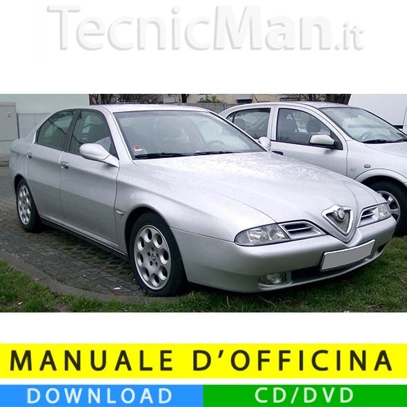 Manuale officina Alfa Romeo 166 (1998-2007) (Multilang)