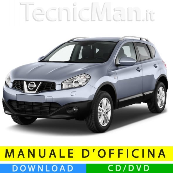 MANUALE OFFICINA NISSAN QASHQAI 1.5dci 2.0dci 2006-2014 in ITALIANO 