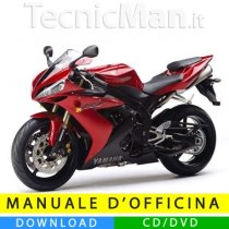 Manuale officina Yamaha YZF-R1 1000 (2004-2005) (IT)