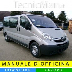 Manuale officina Opel Vivaro I (2001-2014) (EN-FR-ES)