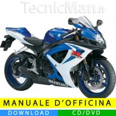 Manuale officina Suzuki GSX-R 600 (2006-2007) (IT)